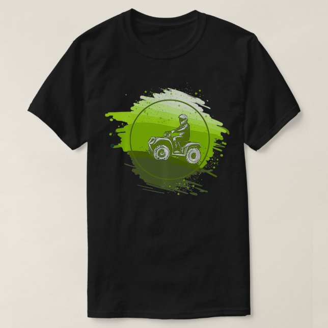 Camiseta Quad Biker Gift ATV Four Wheeler Quad Bike Pullove (Diseño del anverso)