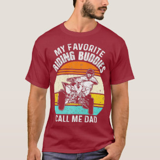 Camiseta Quad Dad Mi Regalo Favorito de los Buddies de Viaj