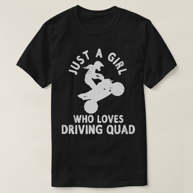 Camiseta Quad Quad Drive Quad Biker (Diseño del anverso)