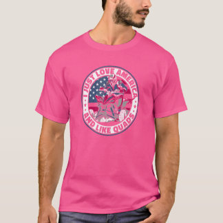 Camiseta Quad Riding Four Wheeler Quads Bandera de Estados 