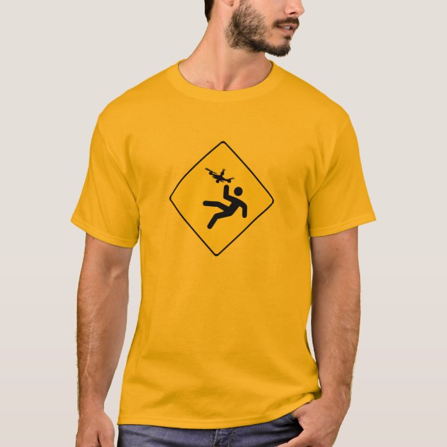 Camiseta Quadcopter de cuidado (Anverso)