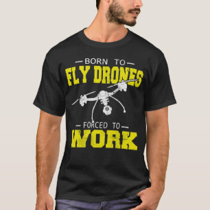 Camiseta Quadcopter De Multirotor Piloto De Drones Nacido P