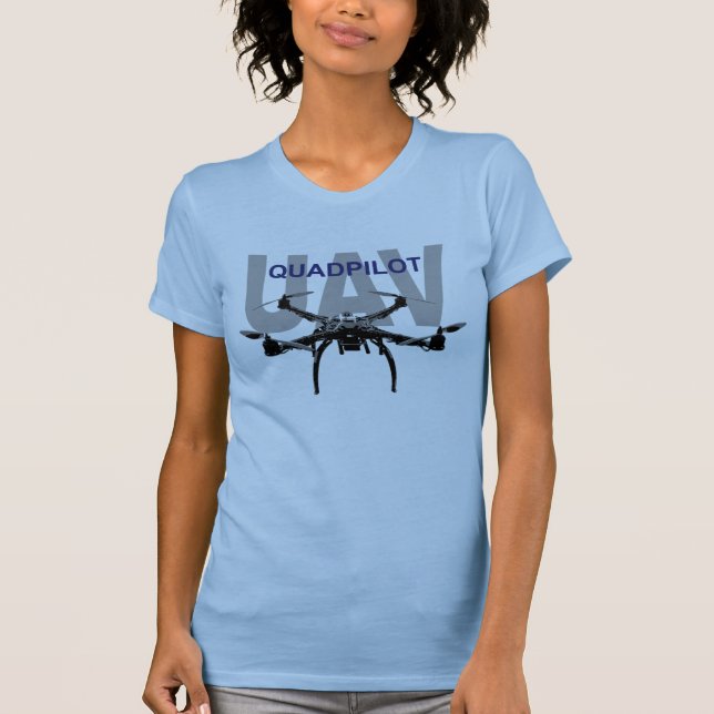 Camiseta Quadcopter Pilot UAV (Anverso)