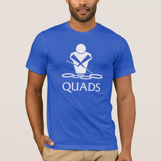 Camiseta QUADS - Tambores de tenor (Anverso)