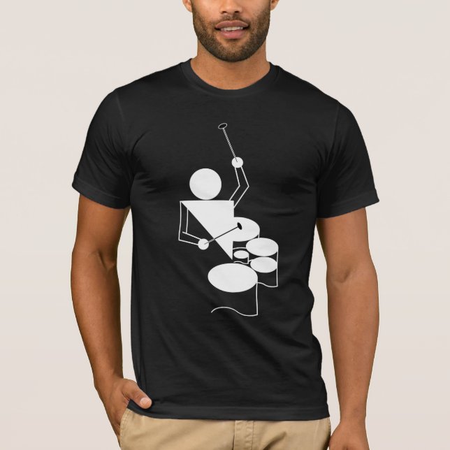 Camiseta QUADS - Tambores Tenor - Nuevo diseño Guert! (Anverso)