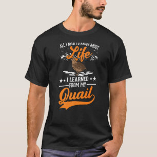 Camiseta Quail Breeder Quail Farmer