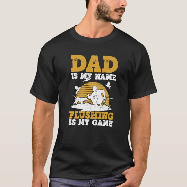 Camiseta Quail Hunter Dad And Upland Game Hunting Father (Anverso)