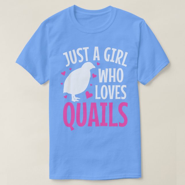 Camiseta Quail Lover 2 (Diseño del anverso)