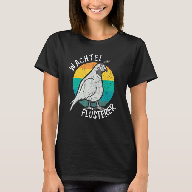 Camiseta Quail Owner Whisperer (Anverso)