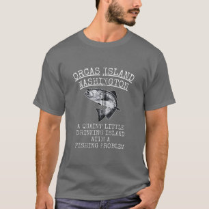 Camiseta Quaint Little Drinking Island Fishing Problema Orc