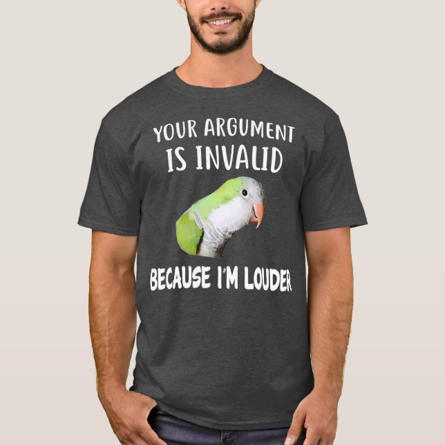 Camiseta Quaker Parrot Shirt Im Louder Quaker (Anverso)