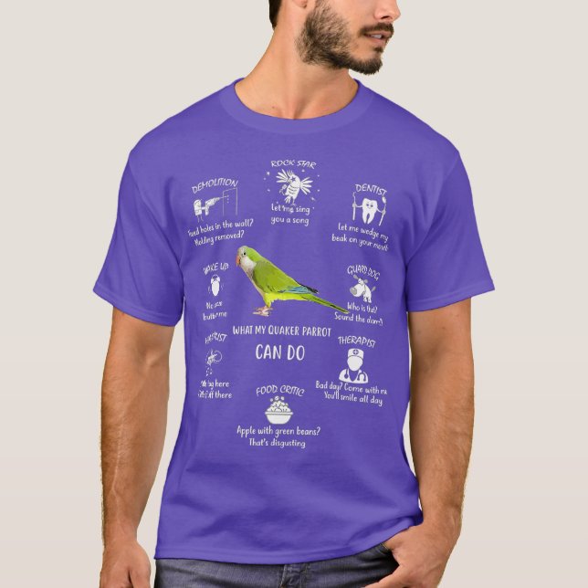 Camiseta Quaker Parrot Shirt My Talentous Quaker (Anverso)