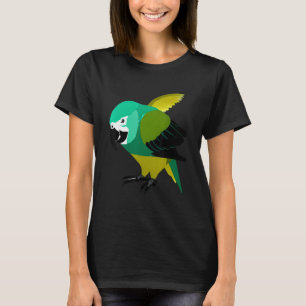 Camiseta Quaker Parrots aves animales mascota Fiesta citas 