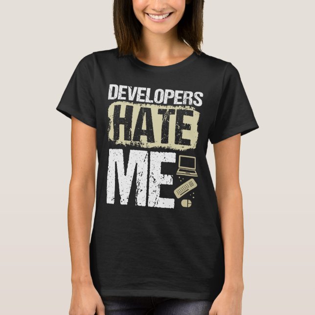 Camiseta Quality Assurance Code Tester QA Engineering (Anverso)