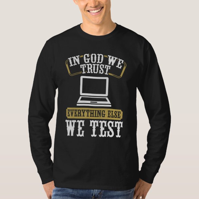 Camiseta Quality Assurance QA Engineering Code Testing Deve (Anverso)