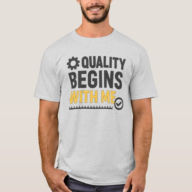 Camiseta Quality Begins With Me Positive Workplace Culture (Anverso)