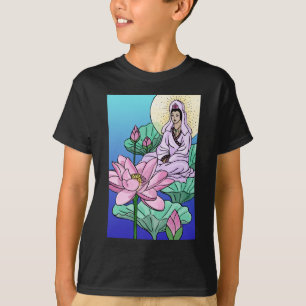 Camiseta Quan Yin (Kuan Yin) en el Lotus