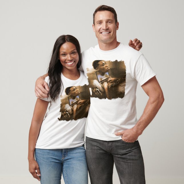 Camiseta Quandale Dingle visto en mi laptop (Unisexo)