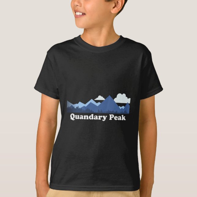 Camiseta Quandary Peak Gger Colorado Rocky Mountains Co Cli (Anverso)