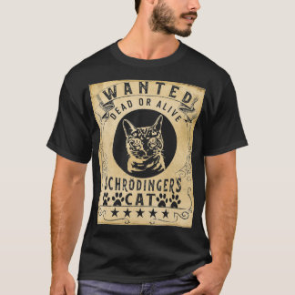 Camiseta Quantum Mechani, el gato de los Schrdingers muerto