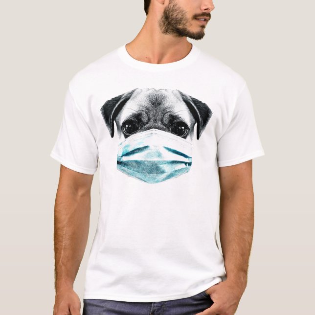 Camiseta Quarantine house pug (Anverso)