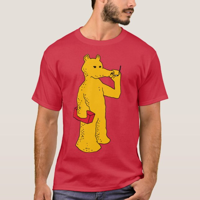 Camiseta quasimoto fumando vintage (Anverso)
