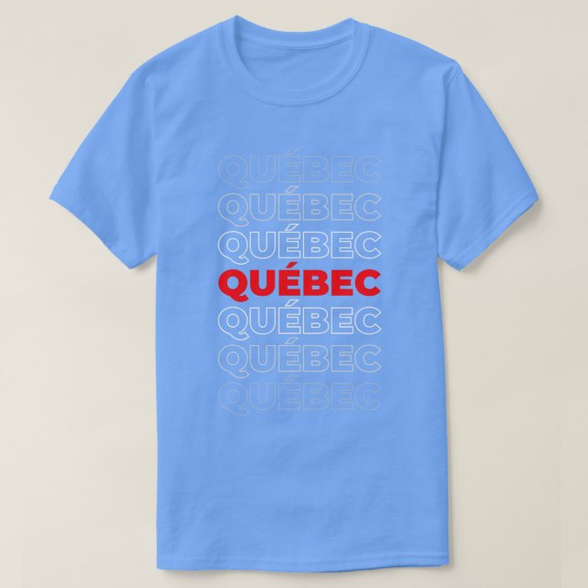 Camiseta Qubec (Diseño del anverso)