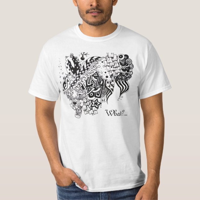 Camiseta ¿Qué? … (Anverso)