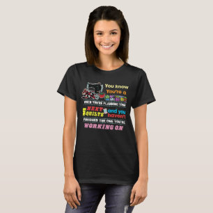 Camiseta que acolcha divertida usted es un regalo