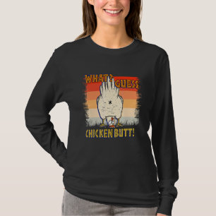 Camiseta Qué Adivina Animal Culo de Pollo Pollitos Lindos