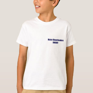 Camiseta que anima masculina de la juventud