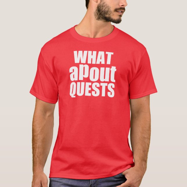Camiseta ¿Qué apout busca? (Anverso)