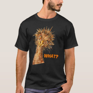 Camiseta Qué avestruz    Pájaro descarado