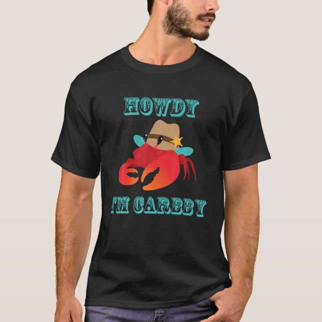 Camiseta Qué bien soy Crabby Western Cowboy Amantes del Cra (Anverso)