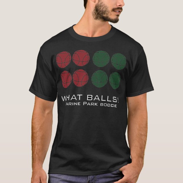 Camiseta ¡Qué bolas! Marine Park Bocce (Anverso)