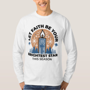Camiseta Que brille la fe: Tema del invierno