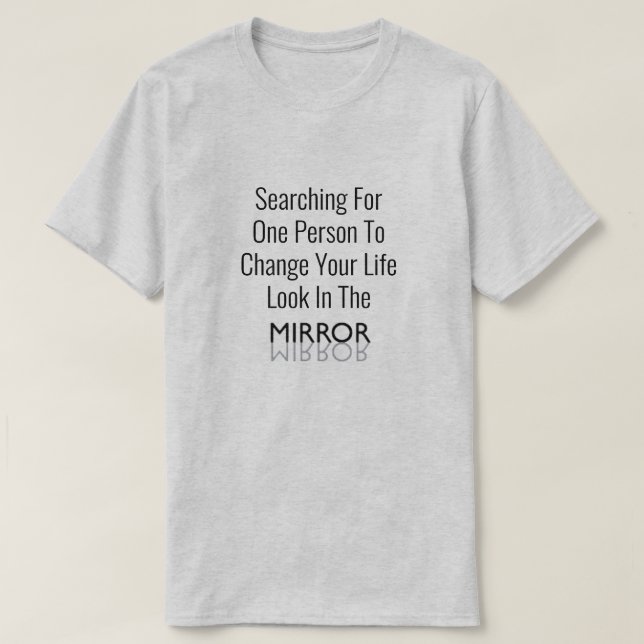 Camiseta que cambia la vida (Diseño del anverso)