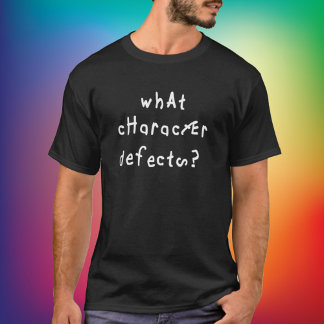 Camiseta ¿Qué Carácter Daña El Divertido Rentamiento De Cit