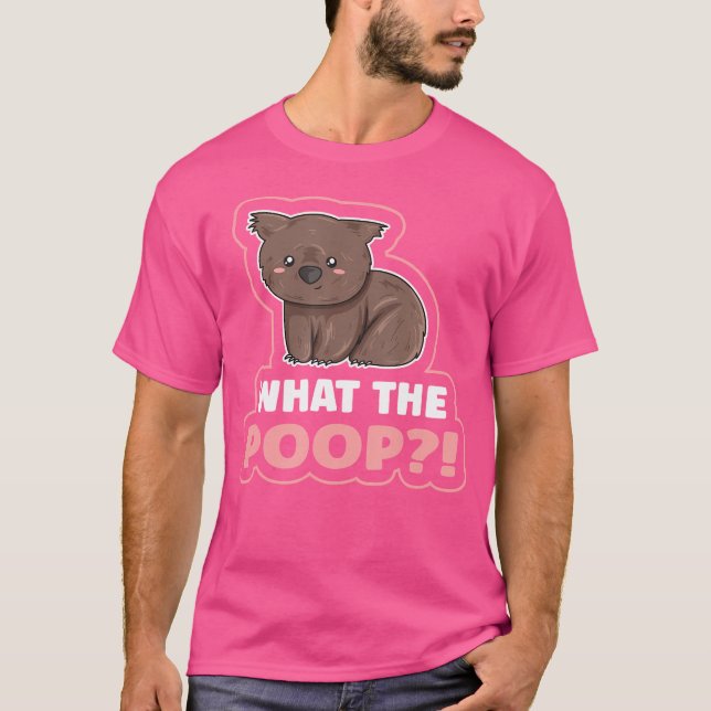 Camiseta Qué Cita De Poop Para Un Experto De Wombat (Anverso)