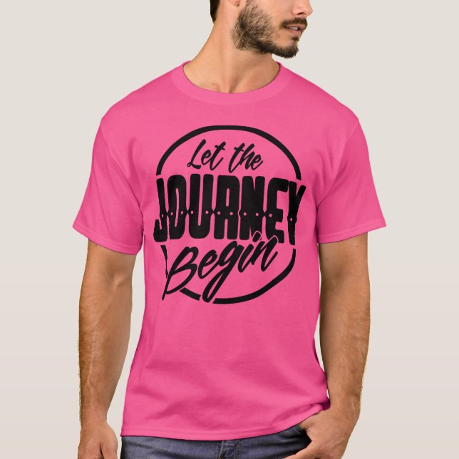 Camiseta Que comience el viaje (Anverso)