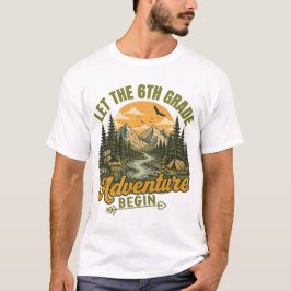 Camiseta Que comience la aventura de 6º grado Profesor/a 