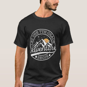 Camiseta Que comience la aventura de séptimo grado Retro pr