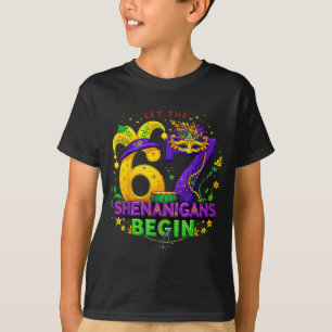 Camiseta Que comiencen las 67 travesuras Divertido 6 7 Seis