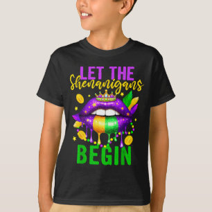 Camiseta Que Comiencen Las Travesuras Para Niños Mujeres Ho