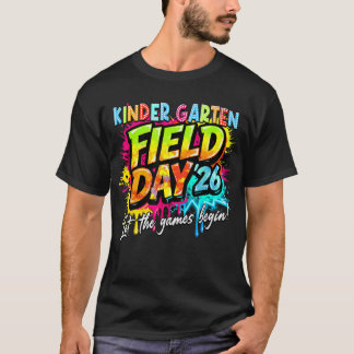Camiseta Que Comiencen Los Juegos Día de Campo de Kinder 20