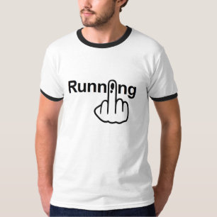 Camiseta que corre volteando