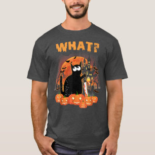 Camiseta Qué costo de Halloween de Humor para gato negro, g
