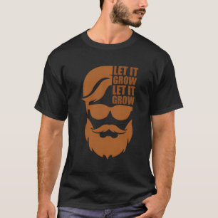 Camiseta Que Crezca Mustache Barba Graciosa No Tiene Cabeza