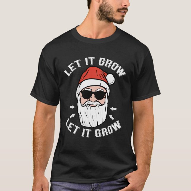 Camiseta Que crezca Mustache Beard No Shave Bearman (Anverso)