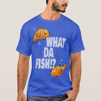 Camiseta Qué da Fish curiosa cita Fish meme traje 1
